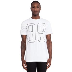 Stampd 99 tee in white